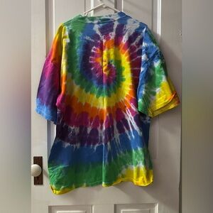 Spiral Rainbow Tie-Dye Tee